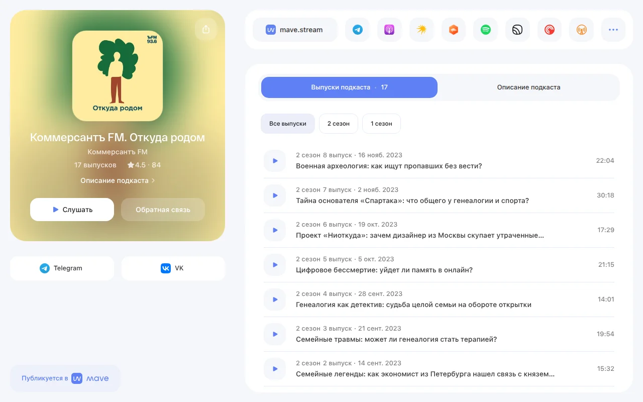 Коммерсантъ FM. Откуда родом
